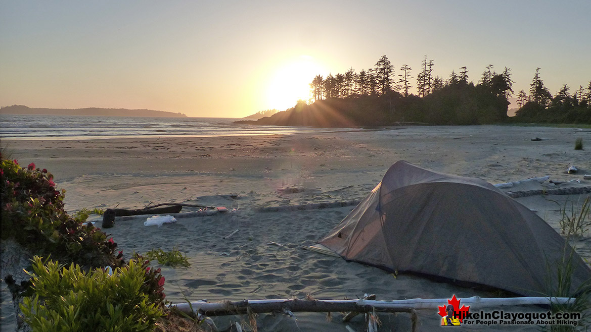 Sunset Camp on Vargas Island
