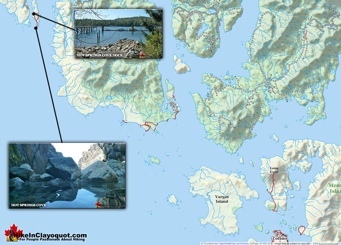 Hot Springs Cove Trail Map