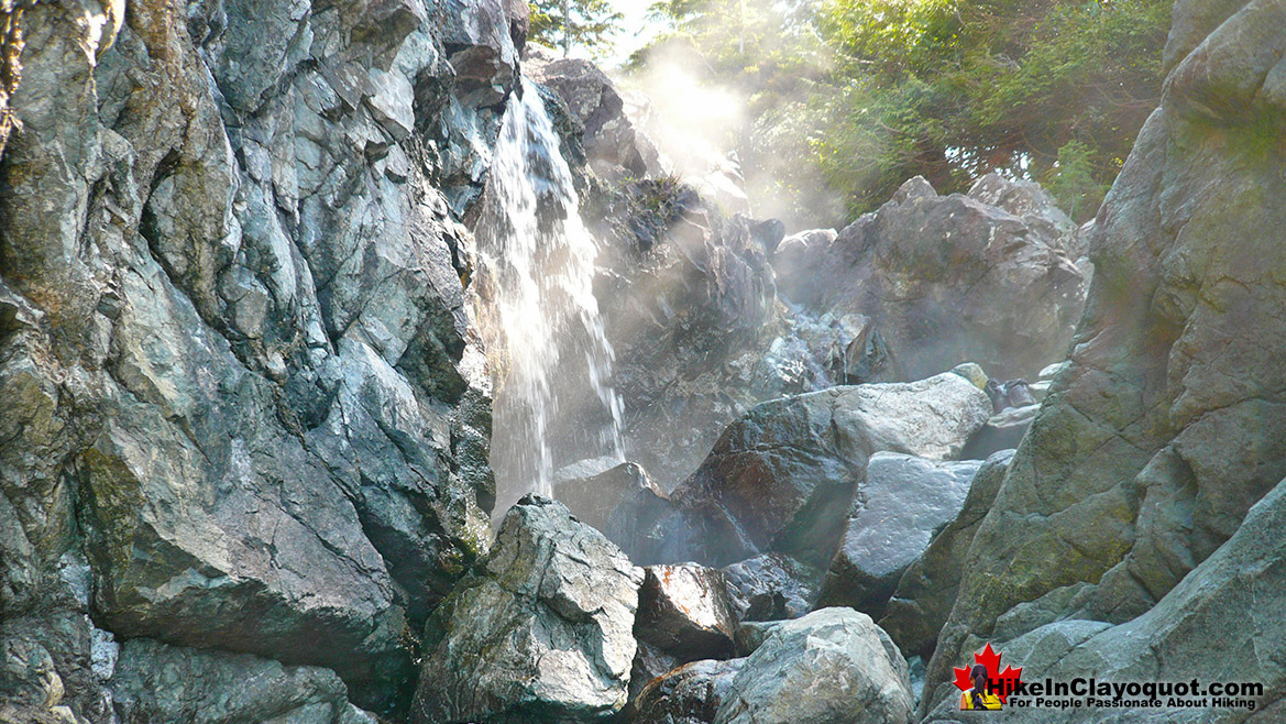 Hot Springs Cove Waterfall