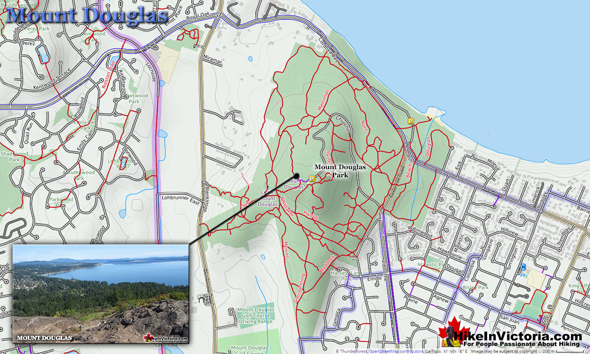 Mount Douglas Park Map