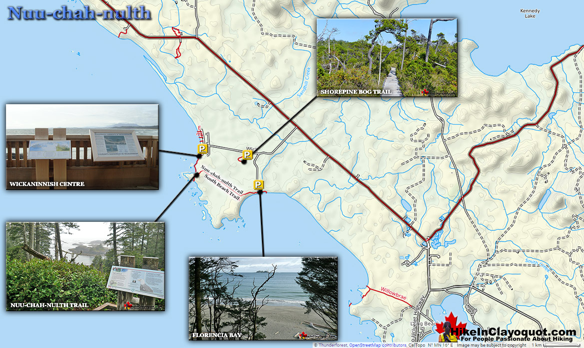 Nuu-chah-nulth Directions Map
