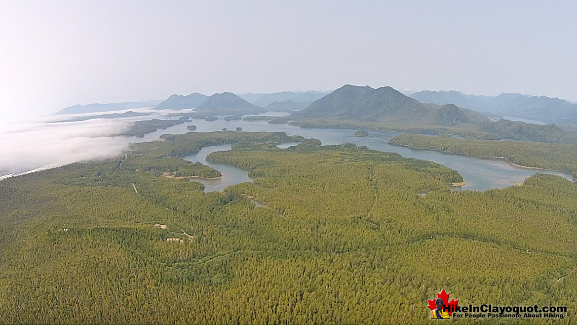 Radar Hill in Tofino Aerial View
