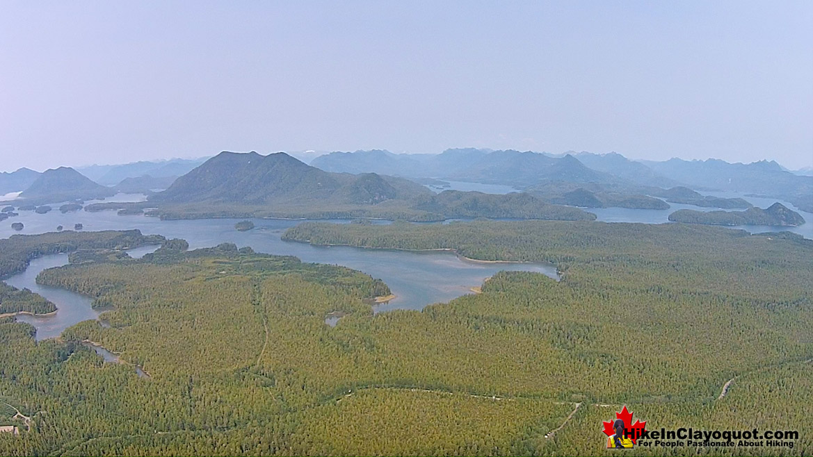 Radar Hill in Tofino Aerial View