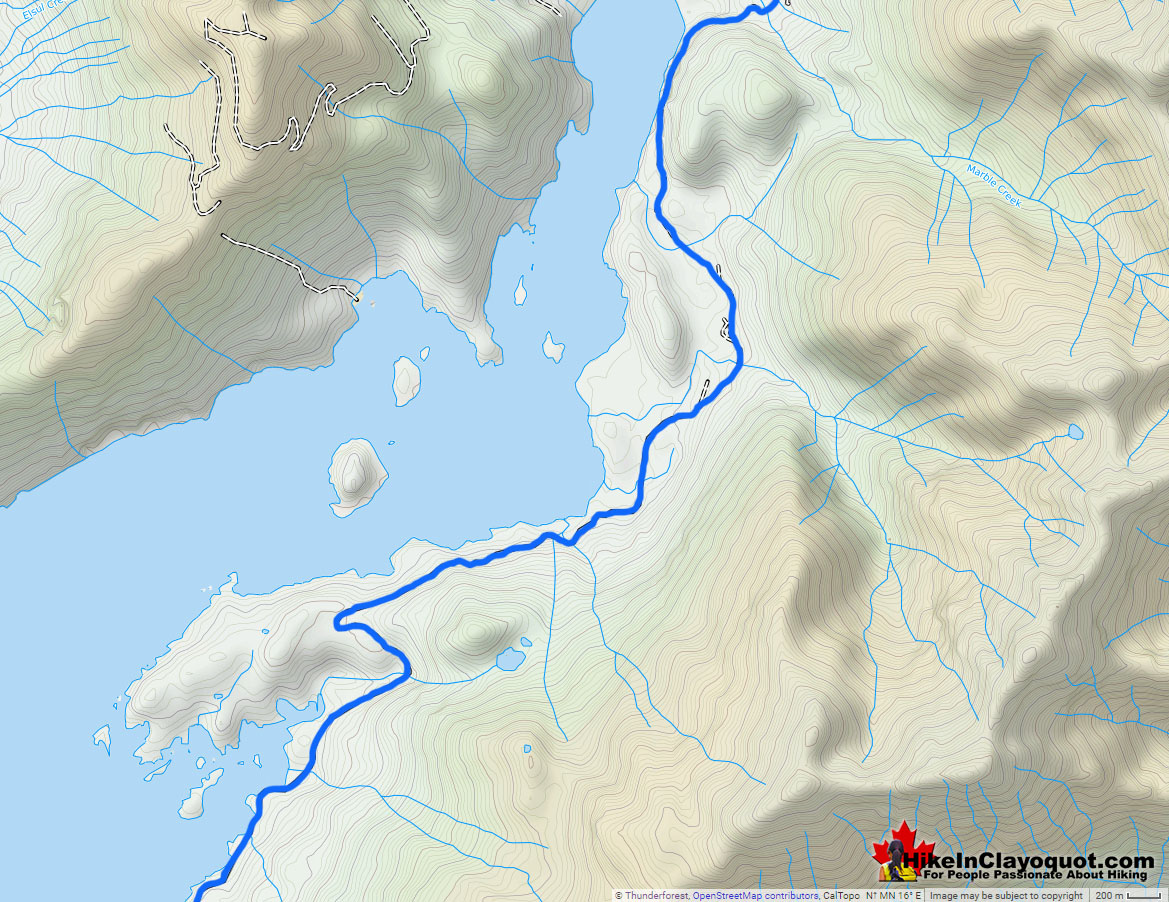 Virgin Falls Directions Map 2