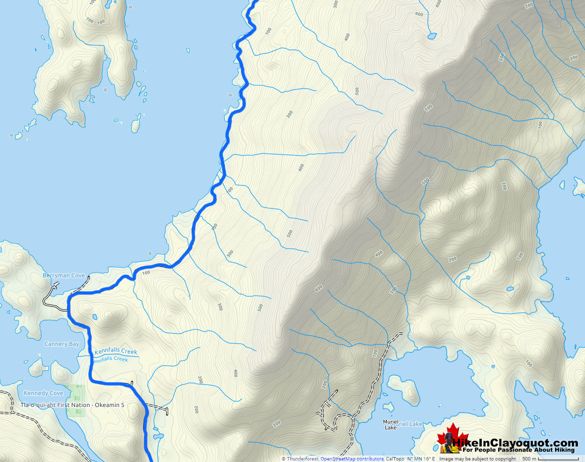 Virgin Falls Directions Map 3