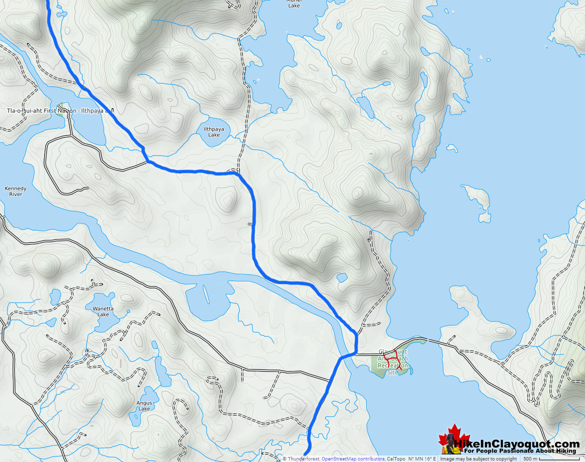 Virgin Falls Directions Map 4