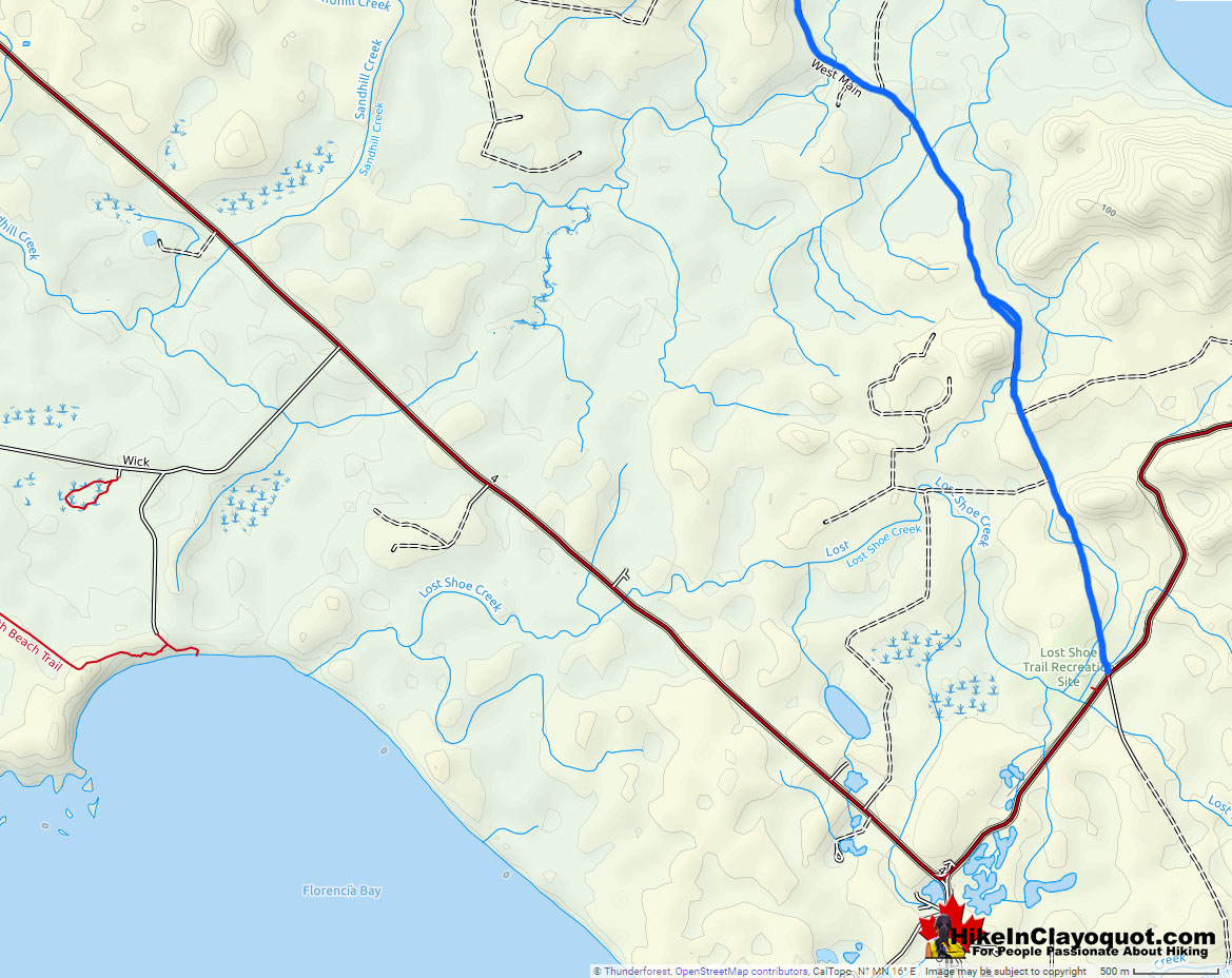 Virgin Falls Directions Map 6