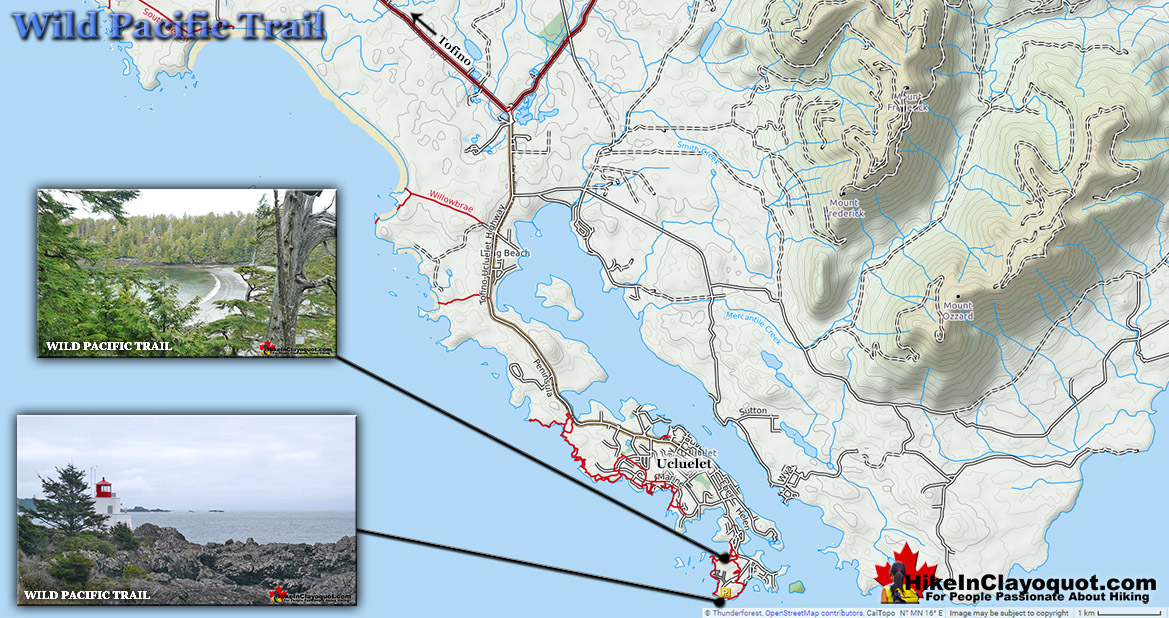 Wild Pacific Trail Directions Map