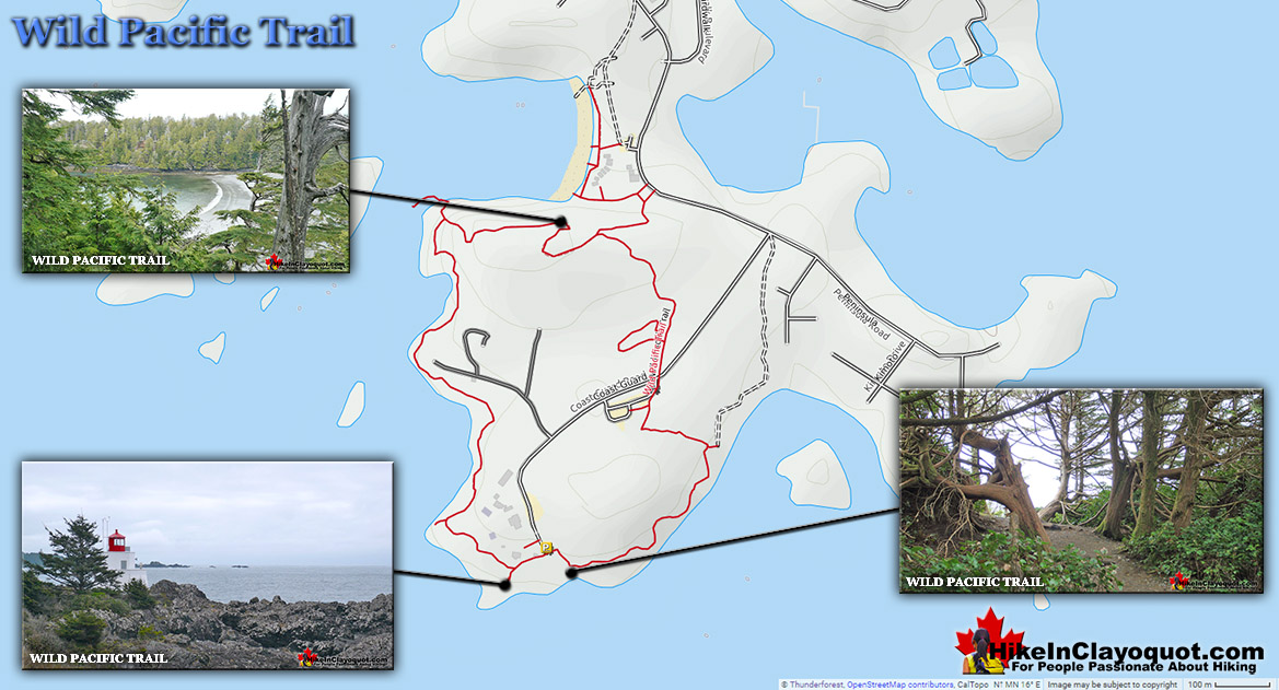 Wild Pacific Lighthouse Loop Map